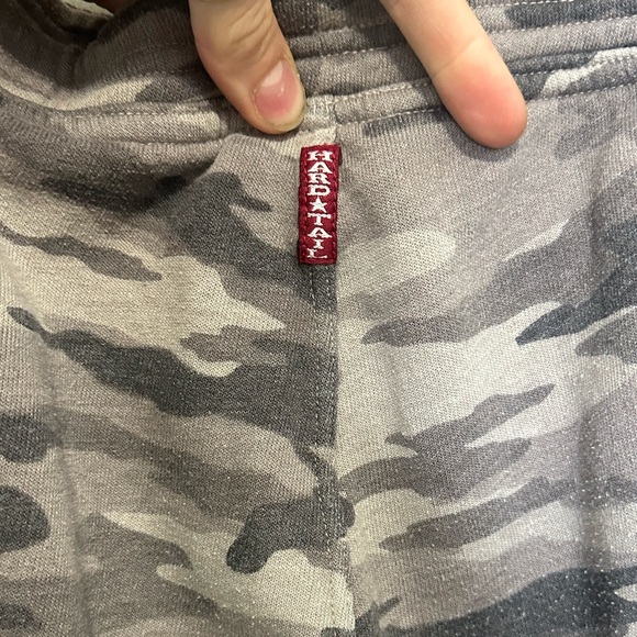 Hard Tail Gray Camouflage Jogger Track Pants - Picture 6 of 7